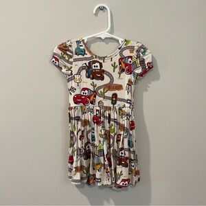Little Sleepies Disney Pixar Radiator Springs Skater Dress with Bodysuit